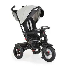 Byox Tornado with Music Tray Light Grey სამ თვლიანი ველო-ეტლი