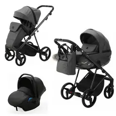 Adamex Quantum Star Collection  საბავშვო ეტლის 3x1 კომპლექტი