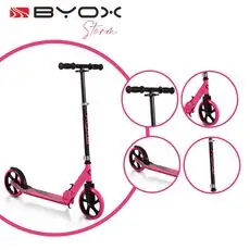 Byox Scooter Storm Pink სკუტერი (სამაკატი)