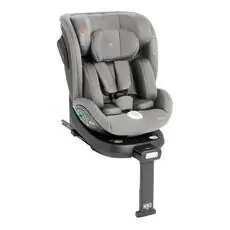 KikkaBoo i-Twist i-SIZE Light Grey - მანქანის სავარძელი (ქარსითი)