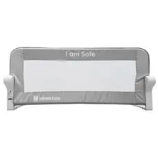 KikkaBoo Bed rail I am safe Grey საწოლის ჯებირი უსაფრთხოებისთვის