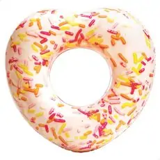 Intex 56253 Sprinkle Donut Heart Tube გასაბერი რგოლი