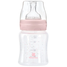 Kikkaboo Feeding Bottle 120ml Hippo Dreams Pink - ახალშობილის ბოთლი