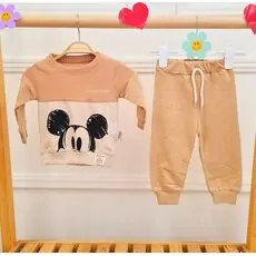 Cute And Happy Mickey Mouse 2 In 1 Set - საბავშვო ტანსაცმლის ნაკრები