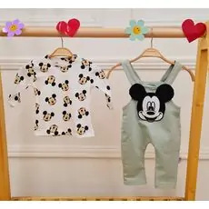 Minnie Mouse Overalls Muratbaby კომბინიზონი