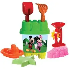 Dede Mickey Mouse Small Castle Bucket Set 01562 ქვიშაში სათამაშო ნაკრები