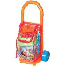 Dede Cars Trolley Set 01694 ქვიშაში სათამაშო ნაკრები