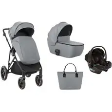 Kikkaboo Stroller 4in1 Thea Grey საბავშვო ტრანსფორმერი ეტლის კომპლექტი