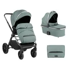 KikkaBoo Tiffany 3in1 Mint საბავშვო ეტლის კომპლექტი