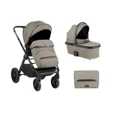 KikkaBoo Tiffany 3in1 Beige საბავშვო ეტლის კომპლექტი