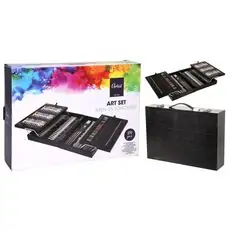 Koopman Painting Art Set In Wooden Box - სახატავი აქსესუარების ნაკრები