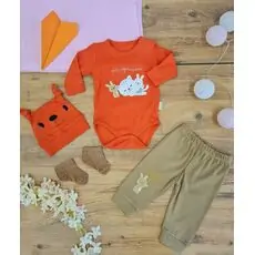 Baby Animals Clothes Set საბავშვო ტანსაცმლის ნაკრები