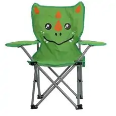 Koopman Folding Chair Child Green Dinosaur - საბავშვო დასაკეცი სკამი