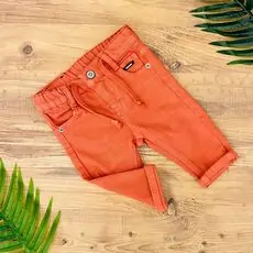 Simple Jeans Trousers Red ახალშობილის შარვალი