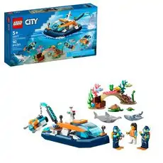 Lego City 60377 Explorer Diving Boat