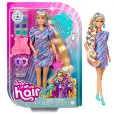 Barbie Totally Hair Star HCM88 ბარბის თოჯინა აქსესუარებით
