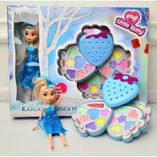 Strawberry Make Up Set With Doll -  საბავშვო მაკიაჟის ნაკრები თოჯინით