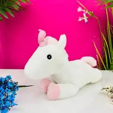 Koopman Fluffy Unicorn White - რბილი სათამაშო უნიქორნი