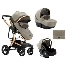 KikkaBoo Irene Beige 4in1 საბავშვო ეტლის კომპლექტი