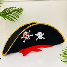 Koopman Pirate Hat With Skull მეკობრის ქუდი