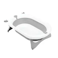 KikkaBoo Bathtub Foldy Grey ჩვილის დასაკეცი აბაზანა