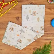 Miniworld Newborn Baby Blanket Rainbow And Cloud  - ახალშობილის გასახვევი