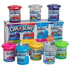 Cra-Z-Art Slimy Bold & Bright 8 Pack სათამაშო ტყლარწის ნაკრები