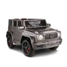 Mercedes Benz G63 AMG Painted Silver - ელექტრო მანქანა კაუჩუკის საბურავებით