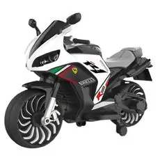 Motorcycle Ferarri White - ელექტრო მოტოციკლი