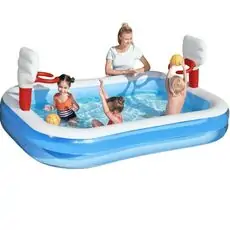 Bestway 54122 H2OGO Basketball Play Pool With Two Balls გასაბერი აუზი კალათბურთის ფარით
