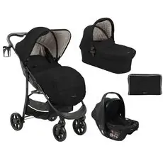 KikkaBoo Selina Black 4in1 2024  საბავშვო ეტლის კომპლექტი