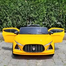Maserati Super Car Yellow - ელექტრო მანქანა