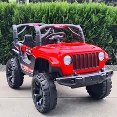 Off-Road Jeep Red - ელექტრო მანქანა