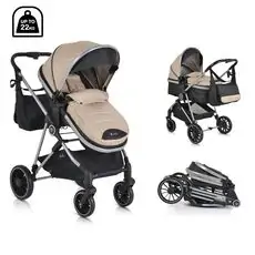 Moni Baby Stroller Kali Khaki საბავშვო ტრანსფორმერი ეტლი