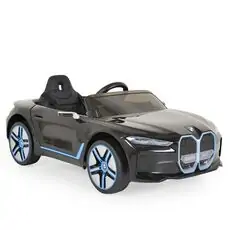 Moni BO Car BMW I4 Black ელექტრო მანქანა კაუჩუკის საბურავებით