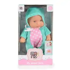 Moni Toys Doll Bunny Green სათამაშო თოჯინა აქსესუარებით