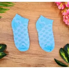 Baby Socks Soft Heart Blue საბავშვო წინდები