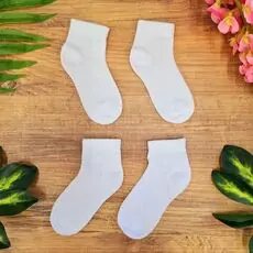 Baby Socks Soft Cotton White საბავშვო წინდები