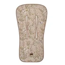 KikkaBoo Anti-sweat Stroller Liner Secret Garden Beige ეტლში ჩასაფენი მატრასი