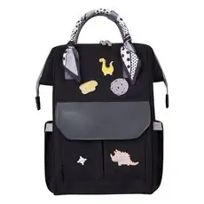 KikkaBoo Mama bag Myla Black დედის ჩანთა
