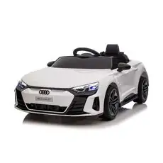 Moni Audi RS e-tron 6888 White ელექტრო მანქანა კაუჩუკის საბურავებით