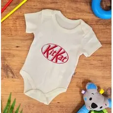 Bodysuit Kit Kat White ჩვილის ბოდე