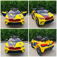 BMW Motorsport Car Yellow - ელექტრო მანქანა