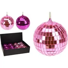 Christmas Balls Set Disco Style 8cm  ნაძვის ხის სათამაშოები