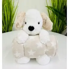 Koopman Fluffy Dog And Blanket - რბილი სათამაშო ძაღლი და პლედი