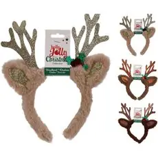 Reindeer Headband საახალწლო თმის აქსესუარი