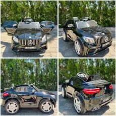 Mercedes Benz Painted Black - ელექტრო მანქანა კაუჩუკის საბურავებით