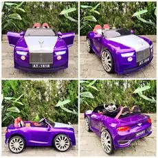 Rolls Royce Electric Car Painted Purple - ელექტრო მანქანა