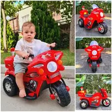 Electric Motorbike Red ელექტრო მოტოციკლი
