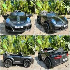 Porsche Electric Car Black - ელექტრო მანქანა